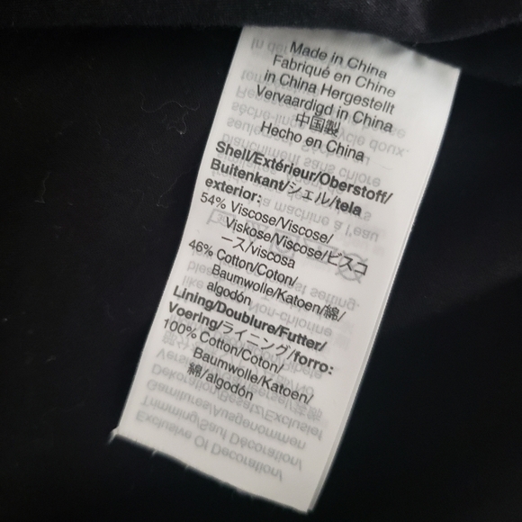 MADEWELL Black Pleated Button Front Shift DressDress XXS - Picture 9 of 14